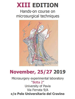 XIII Edition Hands on course on microsurgical techniques