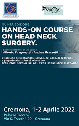 HANDS-ON COURSE ON HEAD NECK SURGERY